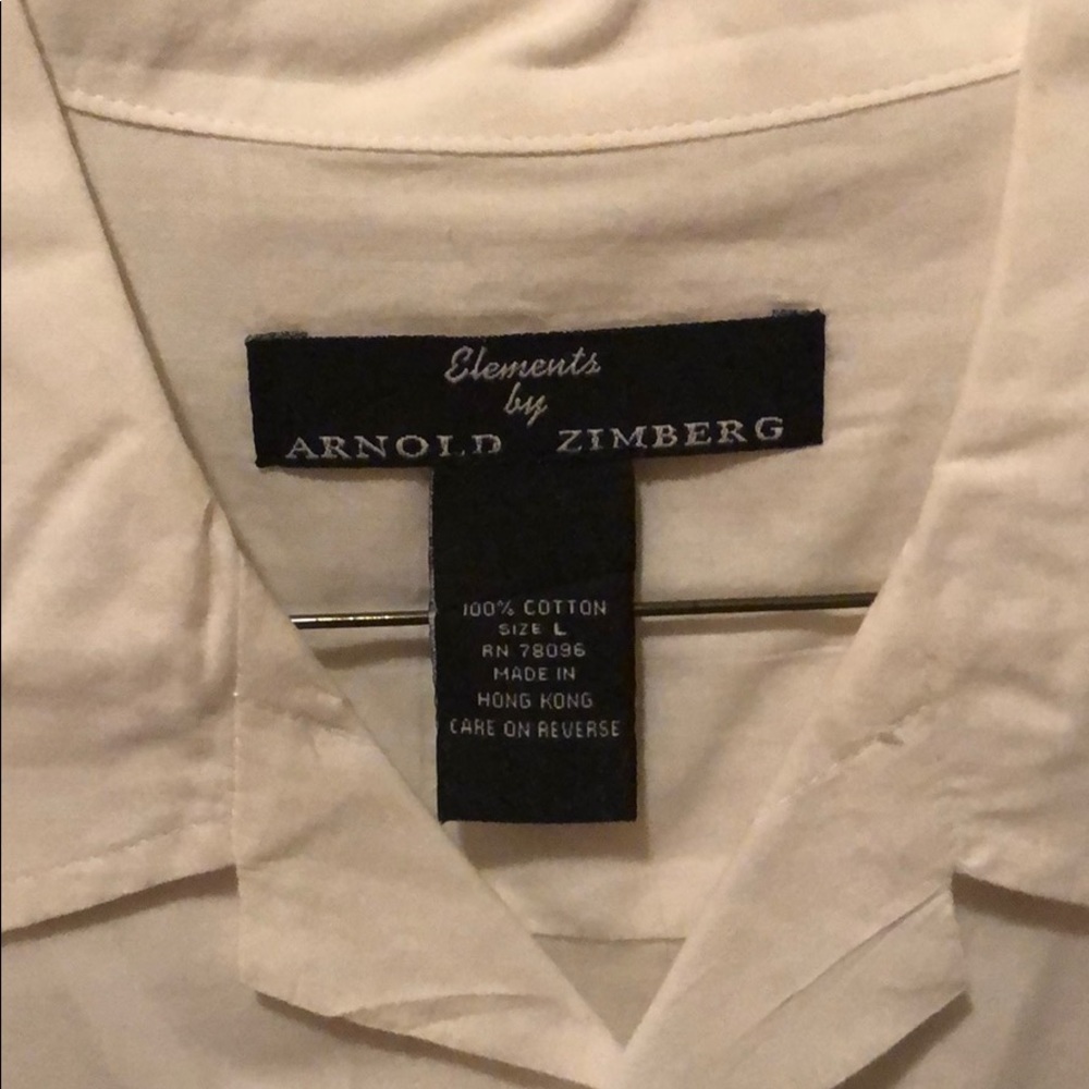 Arnold Zimberg White Dress Shirt